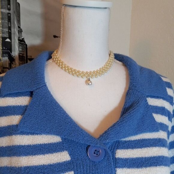 White Stag blouse w stripes size 3X - Picture 5 of 11